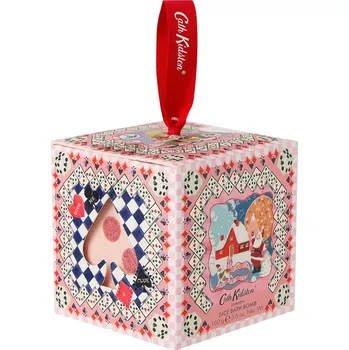 Koupelová sůl Heathcote & Ivory The Christmas Journey Šumivá kostka do koupele, 160 g