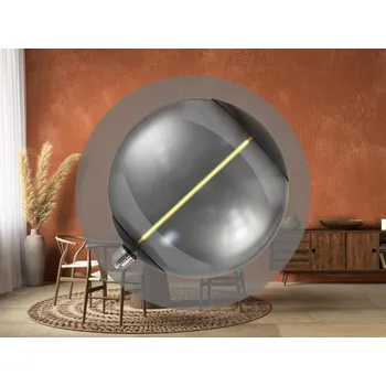 Žárovka NEDES LED Filament 4W SMOKE - G250 / E27 / 1800K - ZSF101