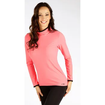 Dámské tričko Dámský funkční rolák s dlouhým rukávem 7F199 lososová LITEX M