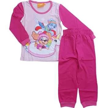 Dívčí pyžamo Exity KFT Dívčí pyžamo TLAPKOVÁ PATROLA Skye a Everest růžové Barva: Růžová, Velikost: 98