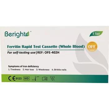 Diagnostický test Beright Ferritin Rapkd Test 1 ks