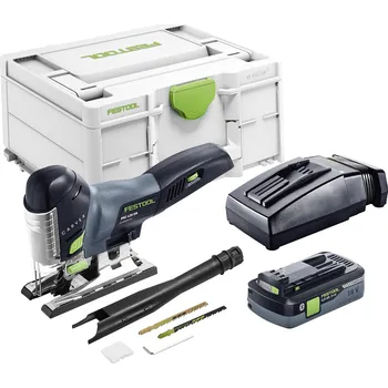 Festool PSC 420 HPC 4,0 EBI-Plus akumulátorová kyvadlová tažná pila , akumulátor, vč. nabíječky, 18 V, 4.00 Ah, 576525
