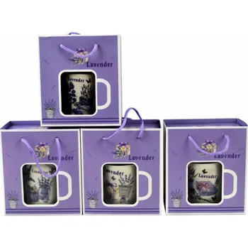 PROHOME - Hrnek 210ml Levandule různé dekory