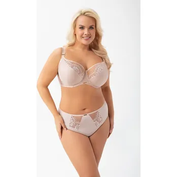 Kalhotky Gorsenia Evia Béžové kalhotky s vysokým pasem, Béžová S