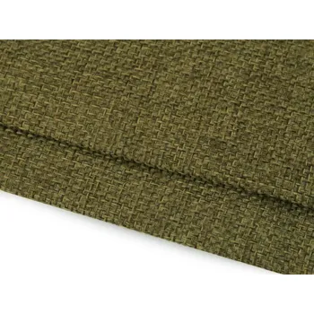 Imitace juty podlepená vlizelínem METRÁŽ - 7 zelená olivová tmavá