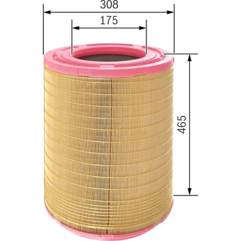 Vzduchový filtr Vzduchový filtr BOSCH F 026 400 528