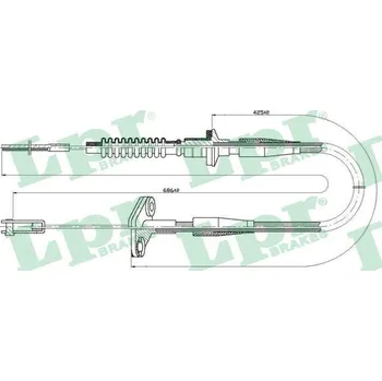 Spojka Tažné lanko, ovládání spojky LPR C0121C