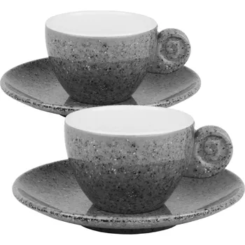 Kempingové nádobí GIMEX Sada na přípravu espressa Solid Line Barva: Žulově šedá