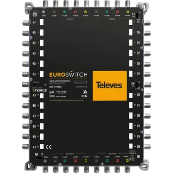 Satelitní technika Televes EuroSwitch 9x9x24 ref. 719604