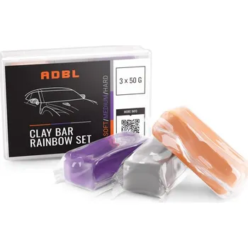 ADBL - Set Clayů Clay Bar Rainbow Set 3x50g
