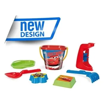 Dětské hřiště WADER 77642 Cars komplet do piasku 7 el.