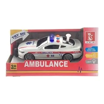 plyšák Auto karetka pogotowia światło i dźwięk 17cm