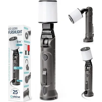 Svítilna Platinet PWL240 360° pracovní nabíjecí svítilna 5W LED