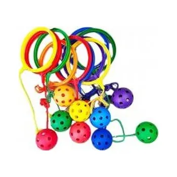 Hra na zahradu Hula hop na nogę 6 kol mix