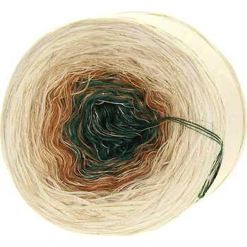 Příze Příchod vánoc zlatý lunární lurex 3 nitka 1500 m - Misha style příze