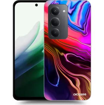 Pouzdro na mobilní telefon Picasee silikonový černý obal pro Xiaomi Redmi 15 5G - Electric