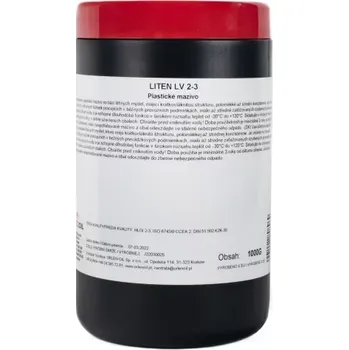 Plastické mazivo LITEN LV 2-3, 1kg (Univerzální lithné plastické mazivo)