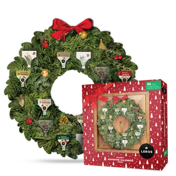 Leros Bylinný adventní kalendář věnec 5 24 sáčků