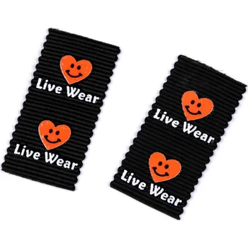 Nášivka/cedulka do švu 2x4 cm, černá