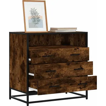 Komoda OMAXI Zásuvková skříňka kouřový dub 70x41x70 cm kompozitní dřevo 841453