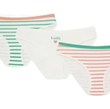 Kalhotky DÁMSKÉ KALHOTKY 3 PAK MI-MI 36508-K083 AW25 bílá S