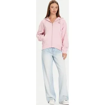 Pánské oblečení Calvin Klein Jeans Mikina Monologo LV047B270G Růžová Regular Fit S