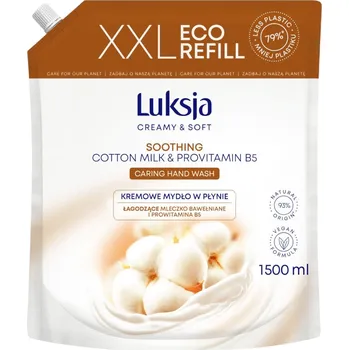 Dávkovač mýdla Luksja Cotton zásoba tekutého mýdla, 1500 ml