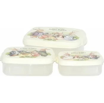 Dóza na potraviny PROHOME - Dóza sada zajíci 3ks