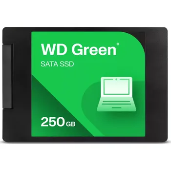 SSD disk WD GREEN SSD 3D NAND WDS250G5G0A 250GB, SATA III 6 Gb/s, 545MB/s, 2.5"