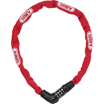 Zámek na kolo ABUS Steel-O-Chain 75cm zámek na kód červený