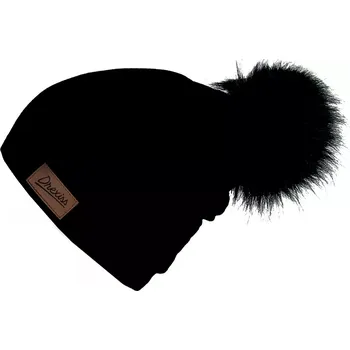 Čepice Drexiss čepice s bambulí CHLUPÁČ BLACK