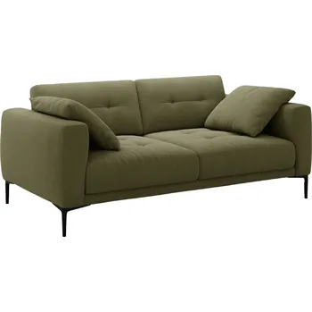 Pohovka Micadoni Zelená sametová trojmístná pohovka Bemy 200 cm