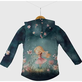 Panel se střihem 86 softshell bunda růžová víla