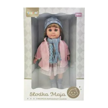 Panenka Lalka Słodka Maja z kolekcją ekskluzywnych ciuszków zimowy strój 2000998
