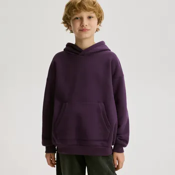 Chlapecká mikina Reserved - Oversize mikina s kapucí - fialová - 921FJ-44X - 921FJ-44X-158