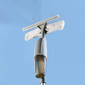 Vysavač na okno 3Pagen Čistič oken 3 v 1 Clarsen 120x26,5 cmx9,5 cm. Mop z mikrovlákna 26,5x7 cm. Nádržka na vodu 300 ml.