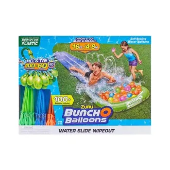 Hračka na písek Ślizgawka 1-torowa, 3 zestawy balonów wodnych