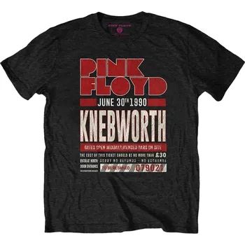 Pink Floyd Knebworth '90 Red Black M Tričko