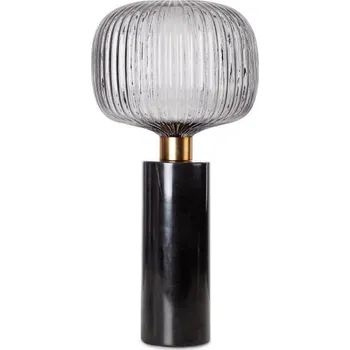 Lampička Dekorační lampa LUKA 02 černá / grafitová