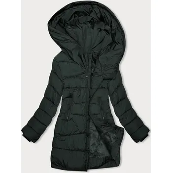 Dámská cargo bunda Asymetrická dámská bunda v army odstínu zelené, odstíny zelené S (36)