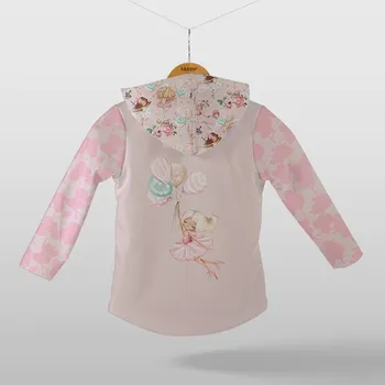 Panel se střihem 158 softshell bunda tanečnice růžové