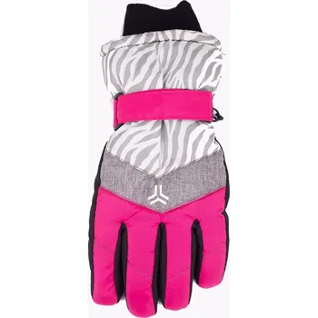 Rukavice Lyžařské rukavice YOCLUB REN-0354K růžová L-XL