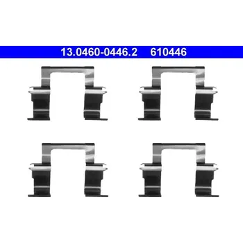 Přislušenství brzdového systému Sada příslušenství, obložení kotoučové brzdy ATE 13.0460-0446.2
