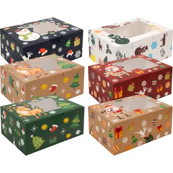 Vánoce Vánoční krabičky 6 ks, 21 x 9,4 x 15,2cm