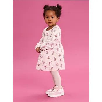 Oblečení a móda Sinsay - Bavlněné šaty s volánky - krémová - 969BA-01X - 969BA-01X-98