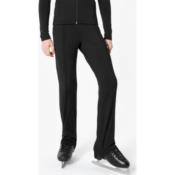 Dívčí legíny OXELO Chlapecké legíny na krasobruslení 5-6 LET ČERNÁ