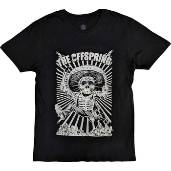 Pánské tričko The Offspring Jumping Skeleton Black L Tričko