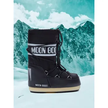 Dívčí sněhule Dětské sněhule Moon Boot Icon Nylon Black