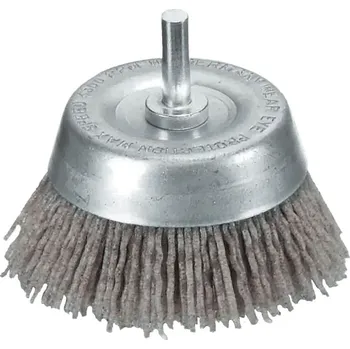 Lessmann 430139 | Kartáč na plochy se stopkou průměr 6 mm s brusnými štětinami z karbidu křemíku průměr 75x15 / 320/0,6