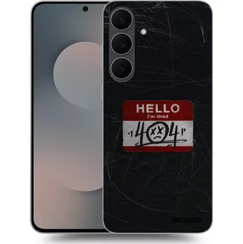 Pouzdro na mobilní telefon Picasee silikonový průhledný obal pro Samsung Galaxy S25 FE 5G - HELLO 404